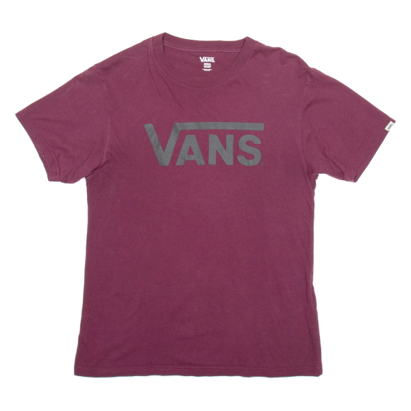 VANS Mens T-Shirt Red M Online now