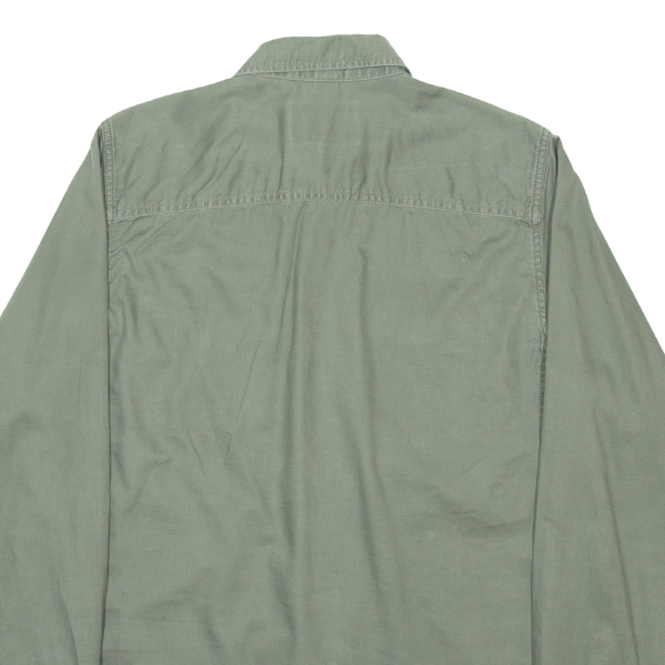 CARHARTT Robbins Mens Plain Shirt Green Long Sleeve M Online Sale