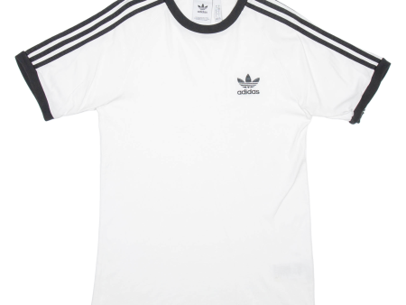 ADIDAS Mens T-Shirt White S Hot on Sale