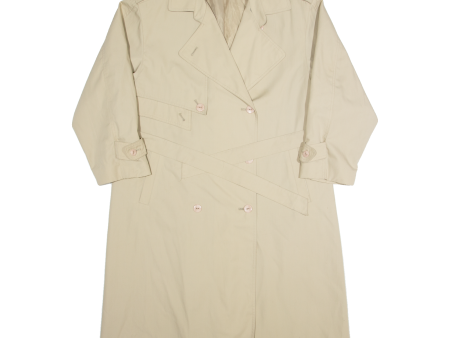 Womens Trench Coat Beige 90s UK 14 Online Sale