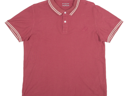 LOTTO LIFE Mens Polo Shirt Red M Online