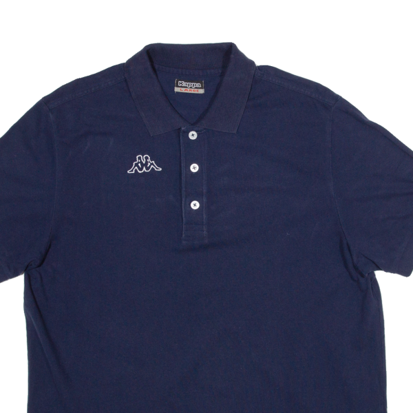 KAPPA Mens Polo Shirt Blue L Sale