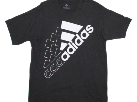 ADIDAS Mens T-Shirt Black S on Sale