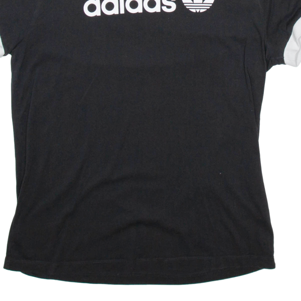 ADIDAS Womens T-Shirt Black UK 8 Online