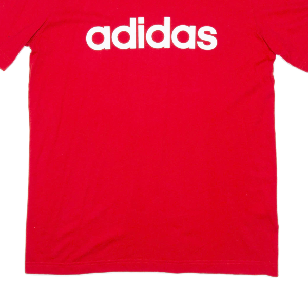 ADIDAS Mens T-Shirt Red S Online