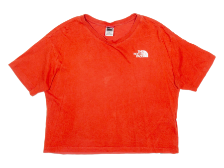 THE NORTH FACE Cropped Womens T-Shirt Red M For Sale