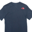 THE NORTH FACE Mens T-Shirt Blue XXS Cheap