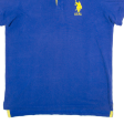 U.S POLO Slim Fit Mens Polo Shirt Blue 80s L Online Hot Sale