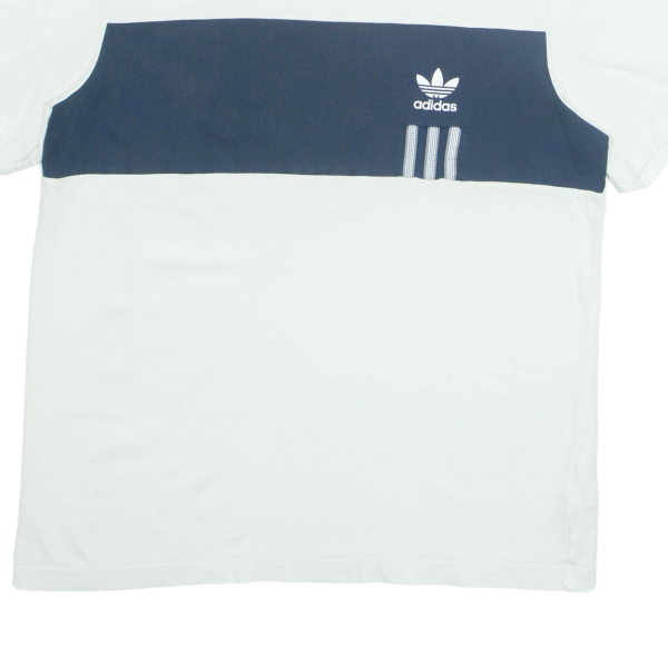 ADIDAS Mens T-Shirt White M For Discount