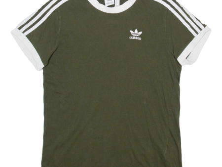 ADIDAS Womens T-Shirt Green UK 6 on Sale