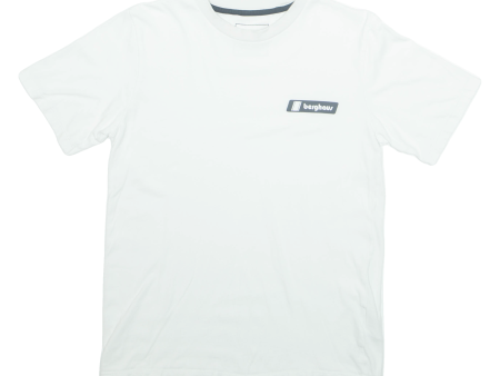 BERGHAUS Mens T-Shirt White S For Discount