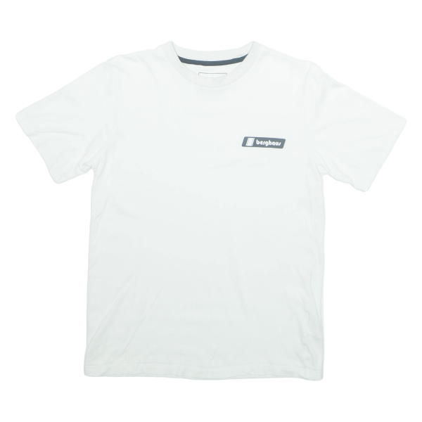 BERGHAUS Mens T-Shirt White S For Discount