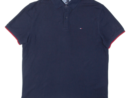 TOMMY HILFIGER Mens Polo Shirt Blue L Online now