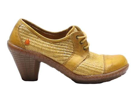 ART Creeper Shoes Yellow Synthetic Womens UK 7 Online now