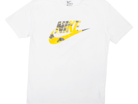 ADIDAS Athletic Cut Mens T-Shirt White S Online Sale