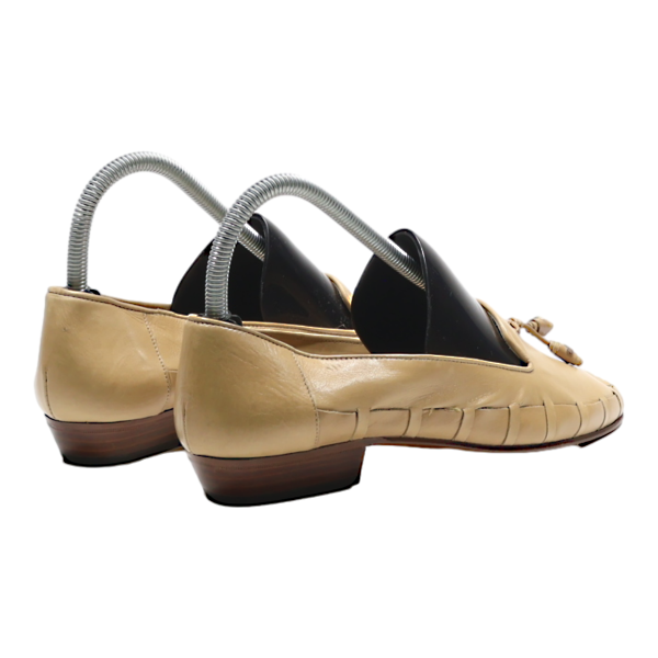 ALLY Loafer Shoes Beige Leather Womens UK 4 Online Sale