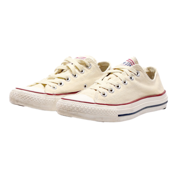 CONVERSE Chuck Taylor All Star 2018 Low Top Trainers Cream Canvas Womens UK 5 For Sale