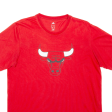 ADIDAS Chicago Bulls Mens T-Shirt Red USA L Online Hot Sale