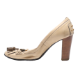 TODS Pump Heels Cream Leather Womens UK 4.5 Online