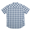 LEVI S Mens Shirt Blue Check 2XL Sale