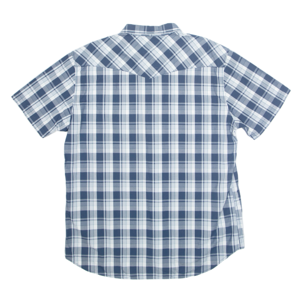 LEVI S Mens Shirt Blue Check 2XL Sale