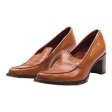 ZAMAGNI Loafer Shoes Brown Leather Womens UK 6 For Discount