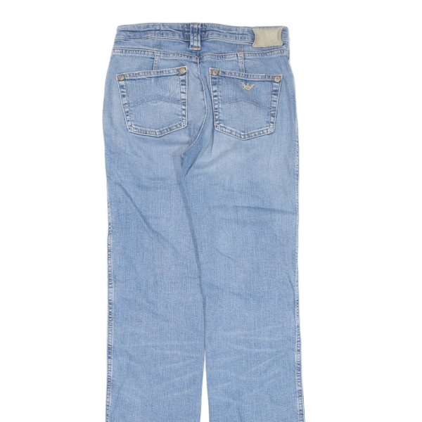 ARMANI JEANS Womens Jeans Blue Regular Straight W26 L31 Hot on Sale