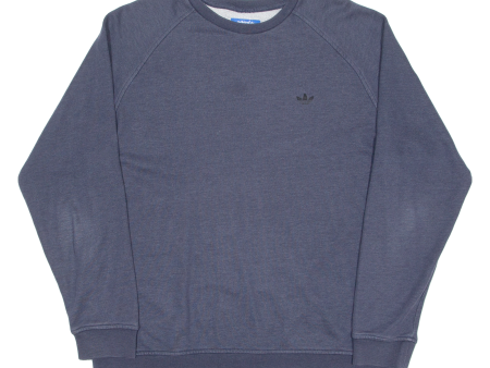 ADIDAS ORIGINALS Mens Sweatshirt Blue Crew Neck L Supply