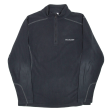 COLUMBIA Mens Fleece Black 1 4 Zip M Online now