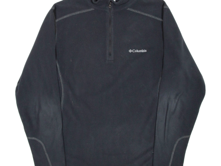 COLUMBIA Mens Fleece Black 1 4 Zip M Online now