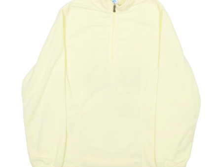 ODLO Womens Fleece Yellow 1 4 Zip S For Sale