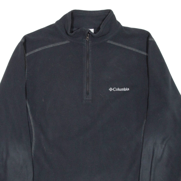 COLUMBIA Mens Fleece Black 1 4 Zip M Online now