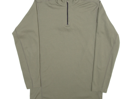 ARMA SUISSE Military Mens Sweatshirt Green 1 4 Zip L Supply