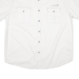 ATLAS FOR MEN Mens Plain Shirt White 2XL For Sale