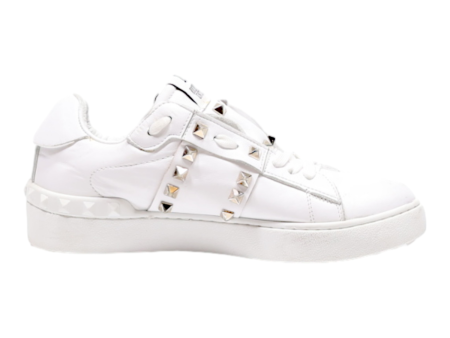 VALENTINO Sneaker Trainers White Leather Womens UK 4.5 Fashion