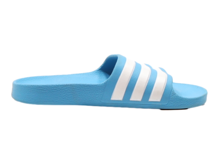 ADIDAS Slider Sandals Blue Synthetic Mens UK 5 Fashion