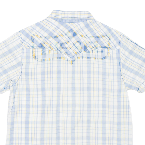 DIESEL Boys Shirt Blue Check L For Discount