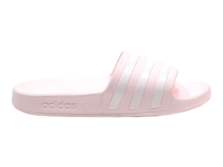 ADIDAS Slider Sandals Pink Synthetic Womens UK 5 Discount