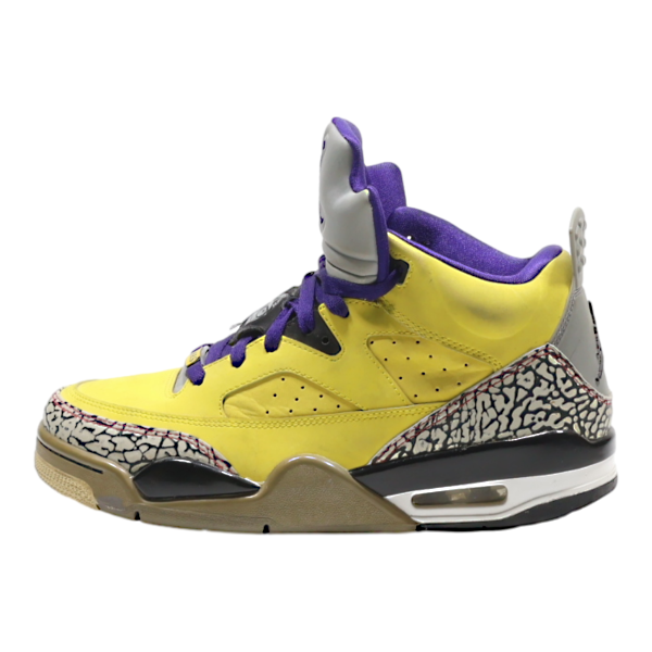 AIR JORDAN Son Of Tour High Top Trainers Yellow Leather Mens UK 6 For Sale