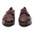 BALLY Oxford Shoes Maroon Leather Mens UK 7 Hot on Sale