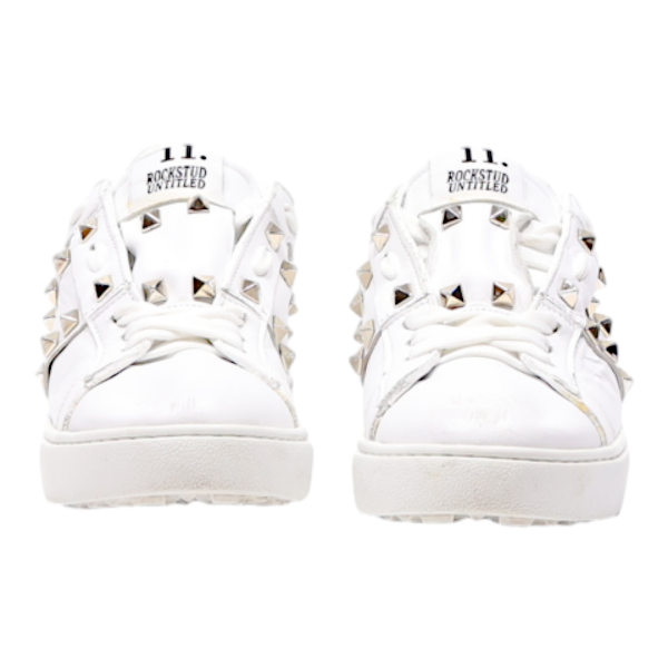 VALENTINO Sneaker Trainers White Leather Womens UK 4.5 Fashion