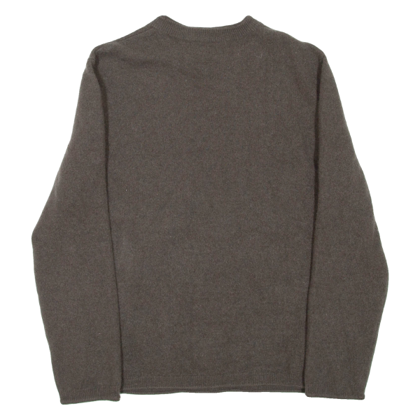 BOSS Boys Jumper Grey Crew Neck Tight Knit Wool M Online