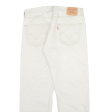 LEVI S 501 Jeans Mens Cream Regular Straight W33 L28 Online Hot Sale