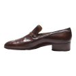 A.TESTONI Loafer Shoes Brown Leather Mens UK 10.5 Discount