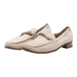 BALLY Loafer Shoes Beige Leather Womens UK 7.5 For Cheap