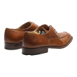 BALLY Derby Shoes Orange Leather Mens UK 5.5 Online Sale