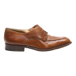 BALLY Derby Shoes Orange Leather Mens UK 5.5 Online Sale