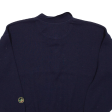 BORT Mens Jumper Blue Collared Tight Knit L Online Sale