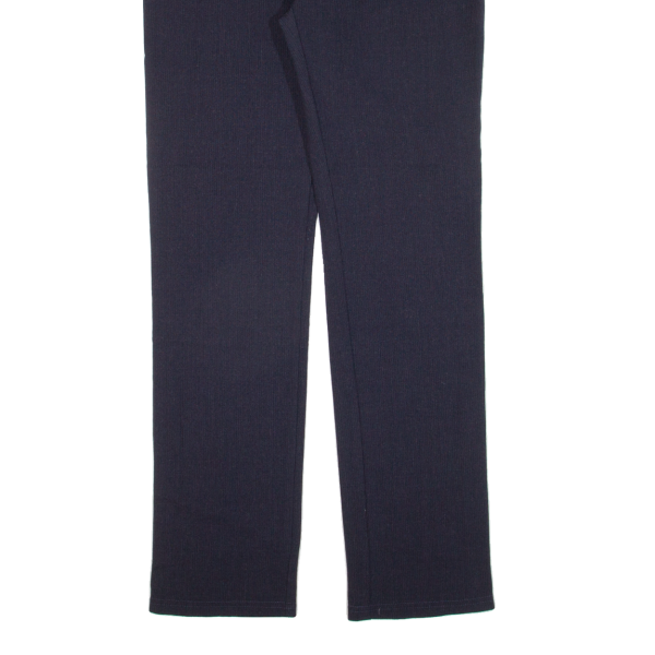 ARMANI JEANS Womens Knit Trousers Blue Slim Straight Wool W30 L32 Discount