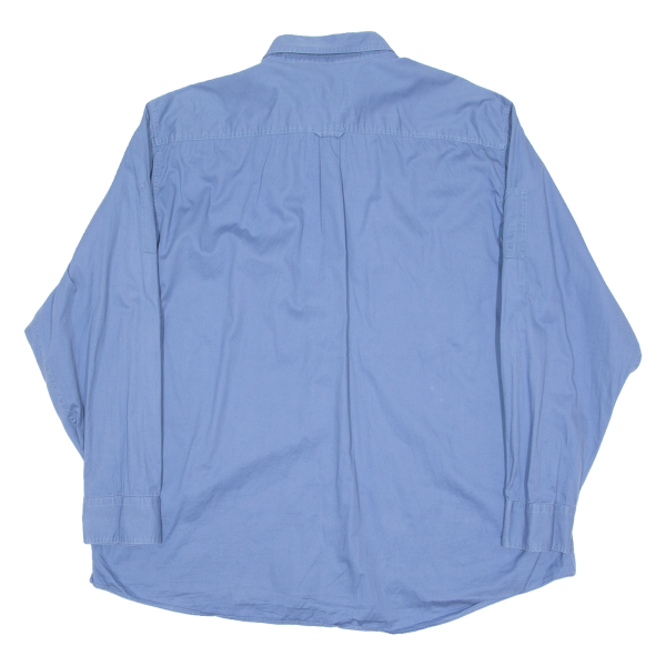 WALBUSCH Outdoors Mens Plain Shirt Blue Long Sleeve XL Sale